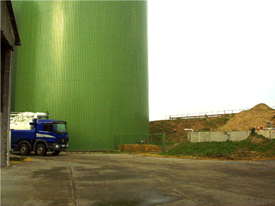 DLU Schwedt: Großtankreinigung, hier Biogasanlage